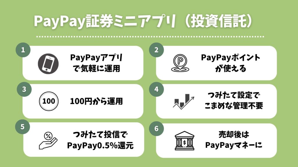 PayPay証券の特徴まとめ画像